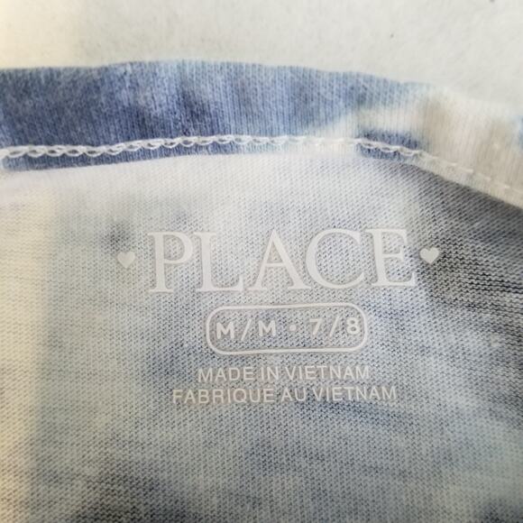 Place Girls Long Sleeve Tie Dye T-shirt, Size M (7-8) - Picture 3 of 6